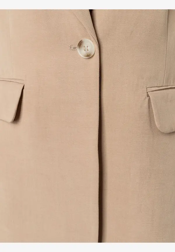 More & More Blazer, soft toffee, Sommer-Kollektion Fabrikverkauf