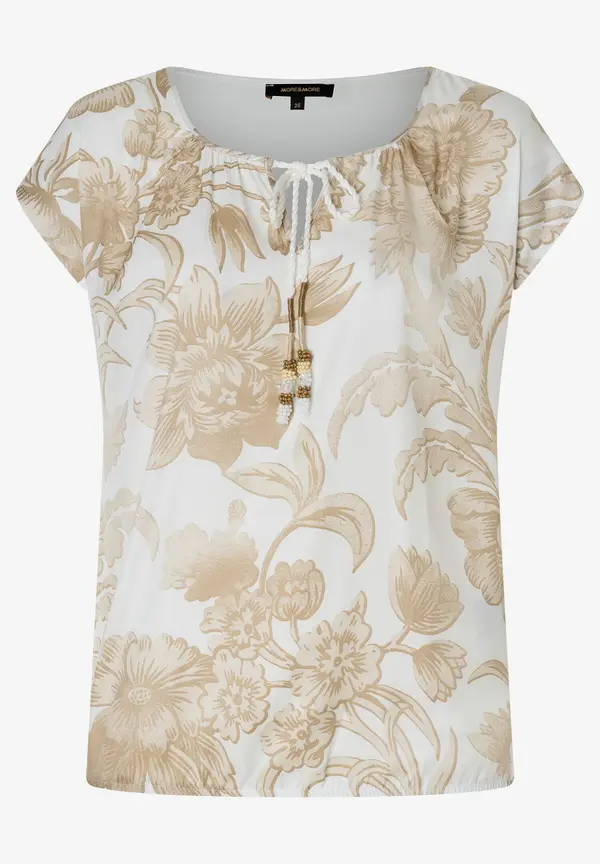 More & More Blusenshirt, Blumenprint, Sommer-Kollektion Meist gekauft
