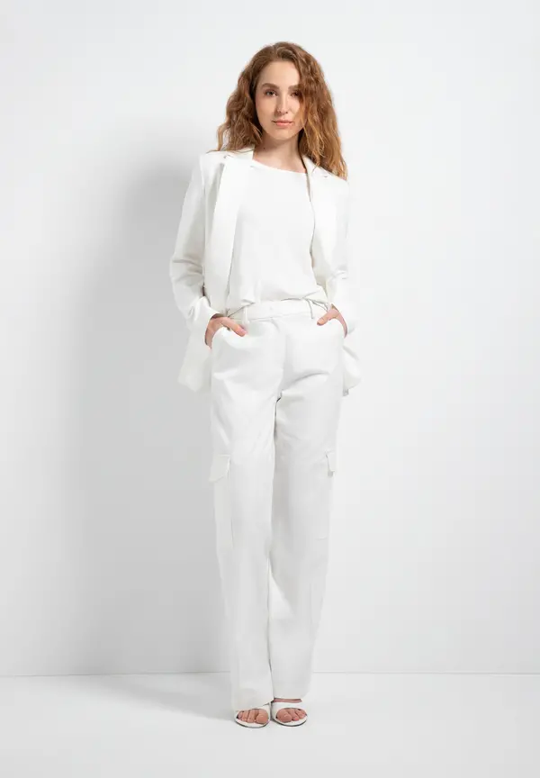 More & More Blazer, ecru, Sommer-Kollektion Fabrik Onlineshop
