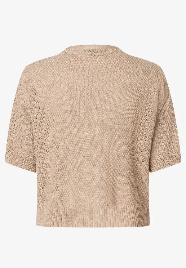 More & More Struktur Cardigan, sand, Sommer-Kollektion Günstig kaufen