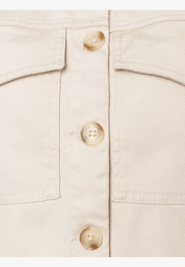 More & More Colored Denim Jacke, sand, Sommer-Kollektion Black Friday