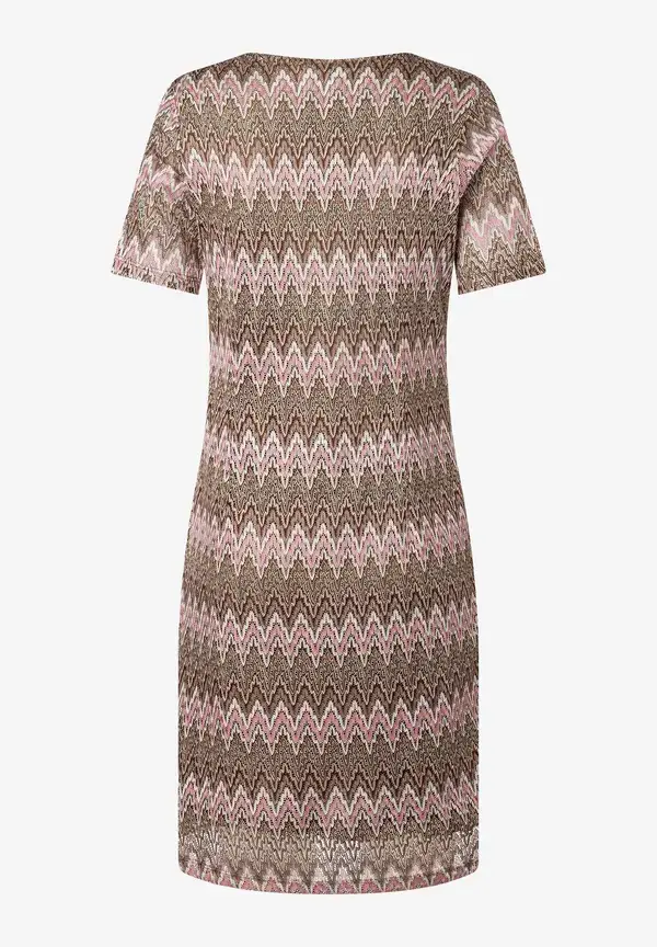 More & More Ajour Jerseykleid, Zick-Zack Dessin, Sommer-Kollektion Weihnachtsangebot