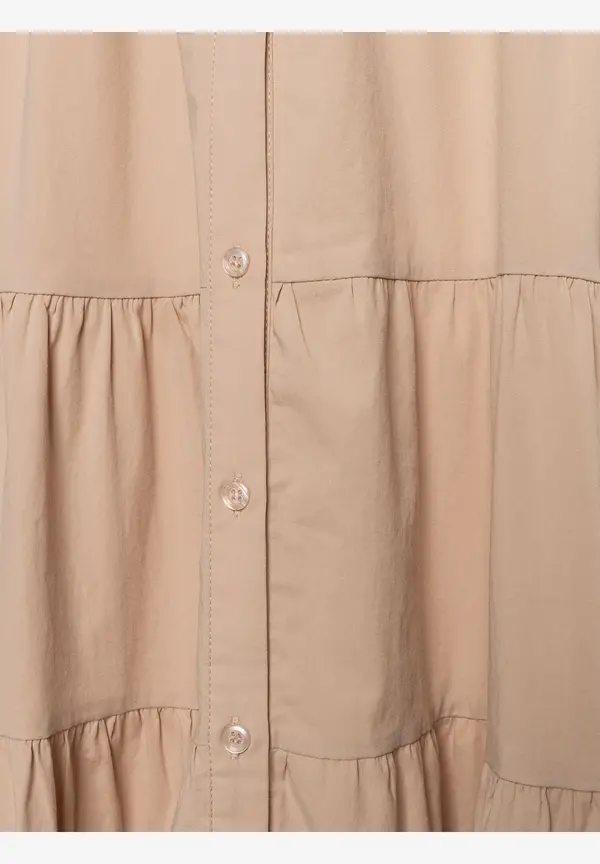 More & More langes Hemdblusenkleid, beige, Frühjahrs-Kollektion Jubiläumsangebot