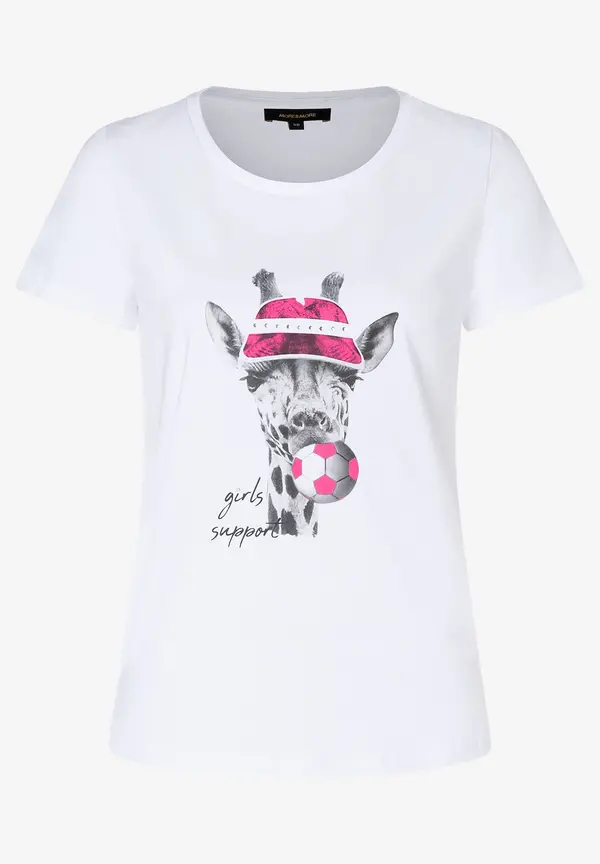 More & More T-Shirt mit Giraffe, weiß, Sommer-Kollektion Zeitlich begrenztes Angebot
