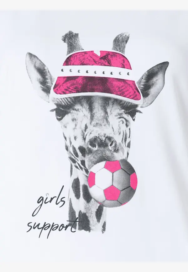 More & More T-Shirt mit Giraffe, weiß, Sommer-Kollektion Zeitlich begrenztes Angebot