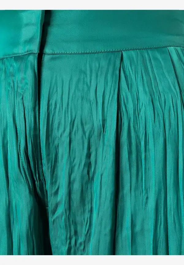 More & More Satinhose, summergarden green, Sommer-Kollektion Sonderangebote