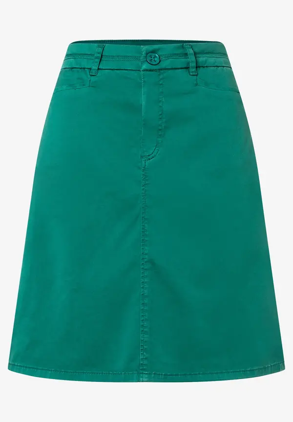 More & More Baumwoll/Stretch Rock, summergarden green, Sommer-Kollektion Wochenangebot