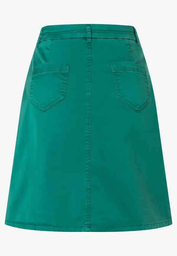 More & More Baumwoll/Stretch Rock, summergarden green, Sommer-Kollektion Wochenangebot