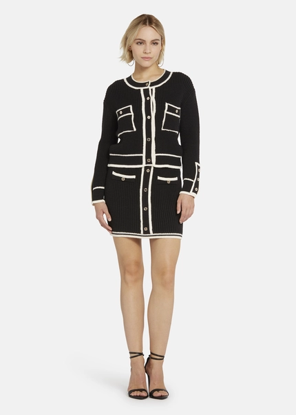 ﻿Nicowa Oversized cardigan - IDOWIA in BLACKarticle number NC8A22104019E-002 Riesige Rabatte