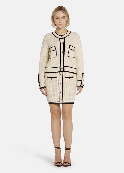 Nicowa Oversized cardigan - IDOWIA in CREAMarticle number NC8A22104012E-072 50% Rabatt mit kostenlosem Versand