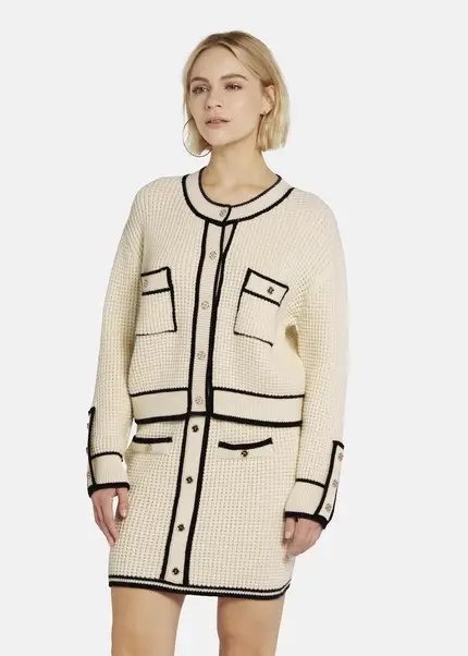 Nicowa Oversized cardigan - IDOWIA in CREAMarticle number NC8A22104012E-072 50% Rabatt mit kostenlosem Versand