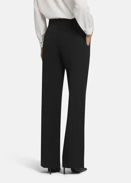 Nicowa Wide Leg Twill Pants - VINIWIA in BLACKarticle number NC9A24003019E-002 Fabrikladen
