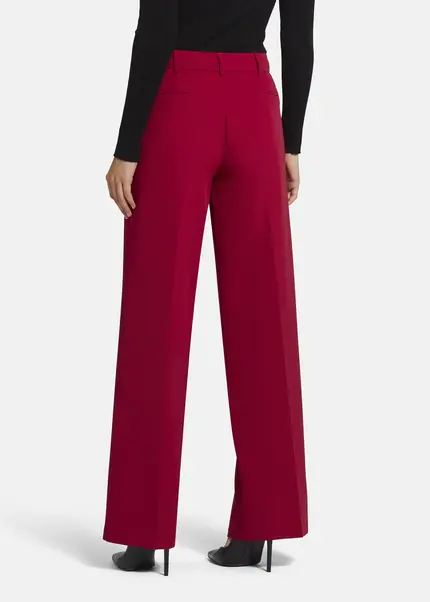 Nicowa Wide Leg Twill Pants - VINIWIA in REDarticle number NC9A24002014E-014 Begrenzt auf 3 Tage