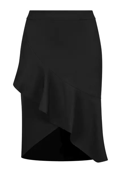 Nicowa Twill Ruffle Skirt - LOWIANA in BLACKarticle number NC9A24004019E-002 Nicowa Twill Ruffle Skirt - LOWIANA in BLACKarticle number NC9A24004019E-002