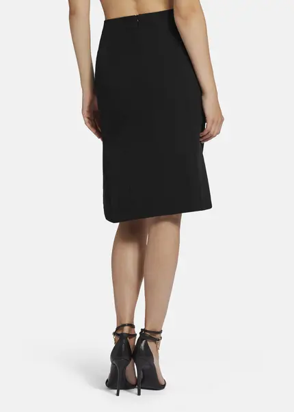 Nicowa Twill Ruffle Skirt - LOWIANA in BLACKarticle number NC9A24004019E-002 Speichern exportieren