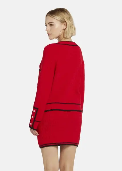 Nicowa Oversized cardigan - IDOWIA in REDarticle number NC8A22104014E-014 Im Verkauf