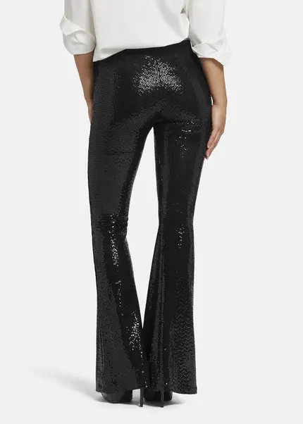 Nicowa Jersey Sequin Pants - VICOWI in BLACKarticle number NC9A22908019E-002 50% Rabatt für begrenzte Zeit