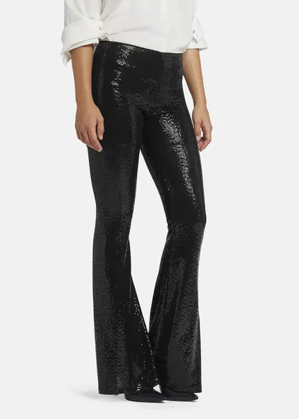 Nicowa Jersey Sequin Pants - VICOWI in BLACKarticle number NC9A22908019E-002 50% Rabatt für begrenzte Zeit