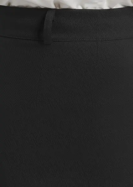 Nicowa Maxi twill skirt TRENALA in BLACKarticle number NC9A22401019E-002 Rabatte dieses Monats