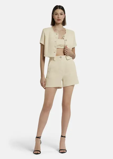 Nicowa Casual Bouclé shorts - PALOWI in CREAMarticle number NC9A12604011E-072 Verkauf