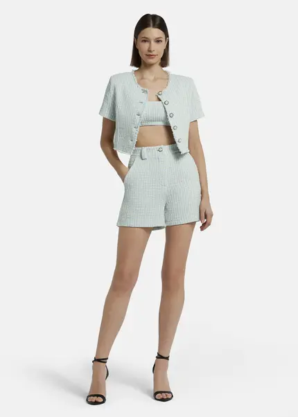 Nicowa Casual Bouclé shorts - PALOWI in LIGHT BLUEarticle number NC9A12604025E-025 Angebote