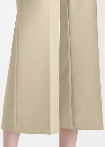 Nicowa Twill culottes with creases – CORADUE in BEIGEarticle number NC7A12016011E-138 Meist gekauft