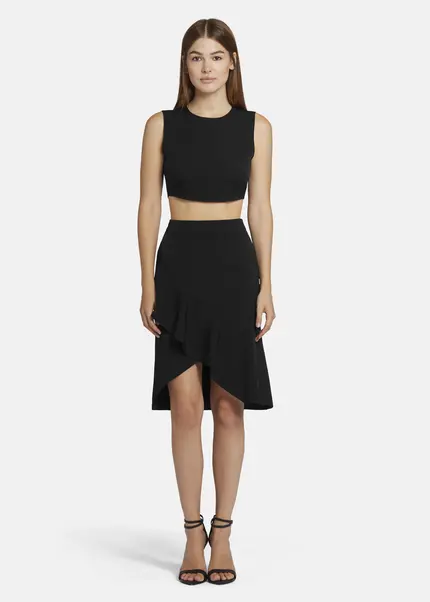 Nicowa Cropped Twill Top - LOWICA in BLACKarticle number NC9A24006019E-002 Günstig kaufen