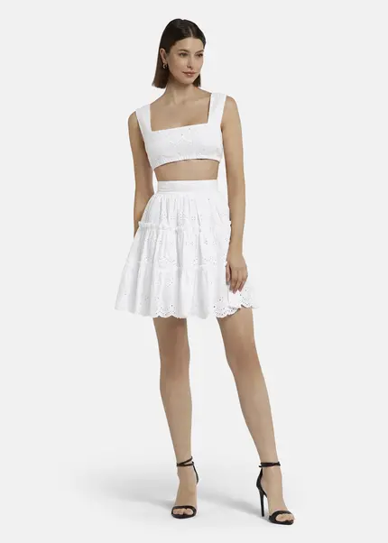 Nicowa Embroidered bustier - GALINAWA in WHITEarticle number NC9A12602011E-004 Flash Sale