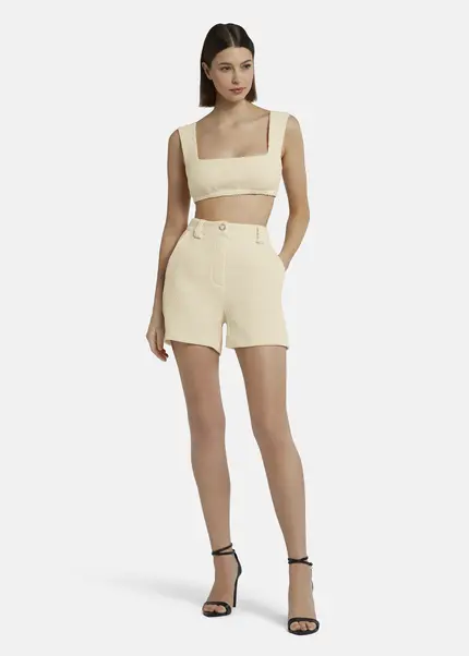 Nicowa Bouclé bustier - JALINOWA in CREAMarticle number NC9A12603011E-072 Begrenztes Angebot