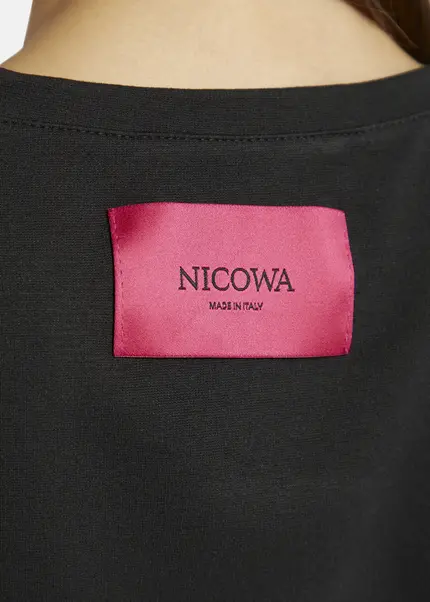 Nicowa T-shirt with shoulder pads -DILAWIA in BLACKarticle number NC9A12403019E-002 Preisnachlass