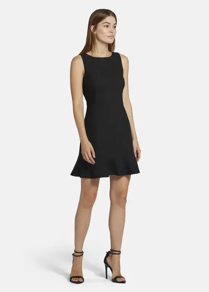 Nicowa Mini shift dress with flounce - ENAWIA in BLACKarticle number NC9A22901019E-002 Cyber Monday