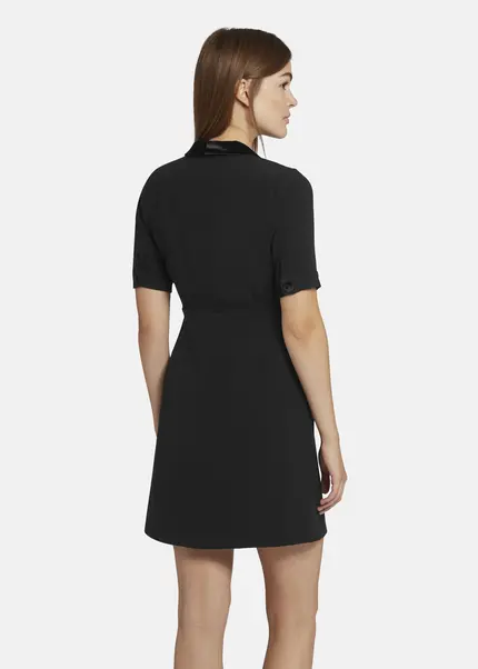 Nicowa Mini dress with lapel collar - AWINALA in BLACKarticle number NC9A22903019E-002 Osterangebot