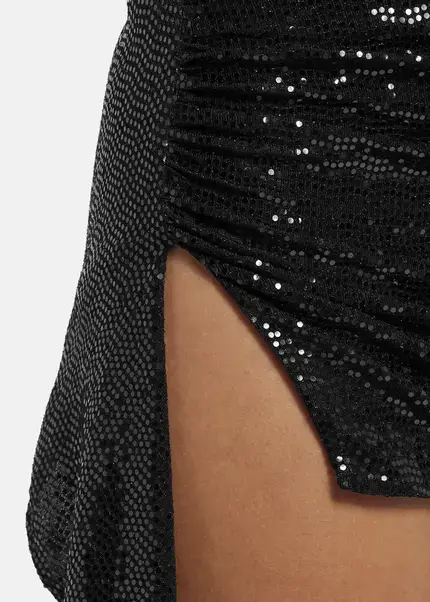 Nicowa Draped Sequin Mini Dress - ANILOWA in BLACKarticle number NC9A22909019E-002 Muttertagsangebot