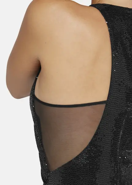 Nicowa Draped Sequin Evening Dress - LUCAWIA in BLACKarticle number NC9A22911019E-002 Vatertagsangebot