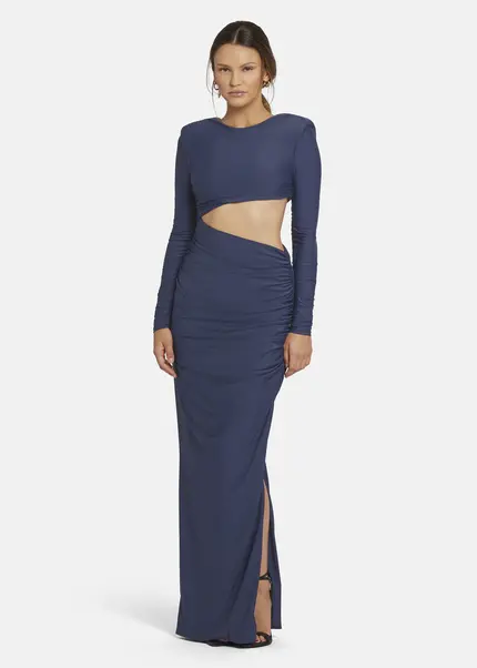 Nicowa Cut Out Evening Dress - OCAWI in MIDNIGHT BLUEarticle number NC9A24010035E-035 Neueste Mode