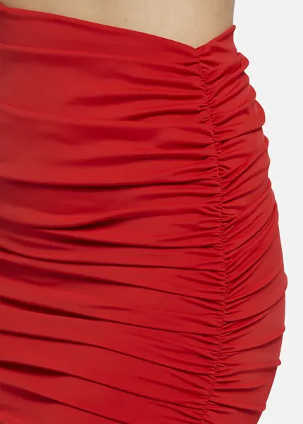 Nicowa Draped Mini Dress - OCAWI MINI in REDarticle number NC9A24012014E-014 Exklusive Angebote