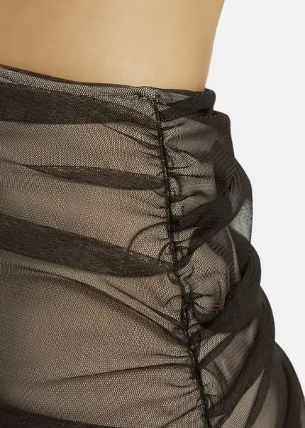 Nicowa Asymmetrical mini dress in mesh - AWITO in Blackarticle number NC9A1401319E-002 Kauf eins, bekomm eins gratis