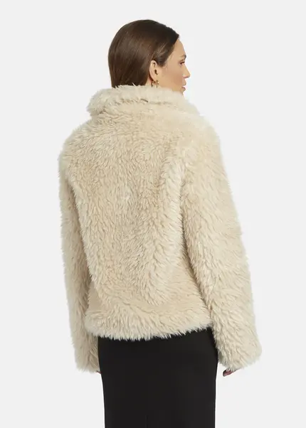 Nicowa Eco-shearling jacket - FANIWO in CREAMarticle number NC9A22906012E-072 Tiefpreis
