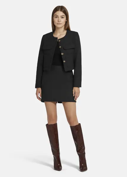 Nicowa Wool jacket with pockets - LANEVIA in ANTHRACITEarticle number NC9A22803038E-007 Super Sparpreis