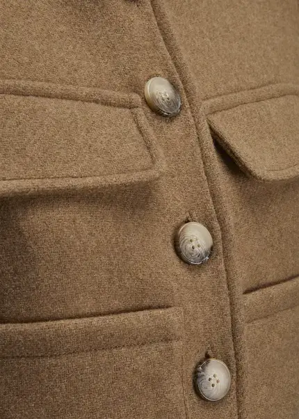 Nicowa Wool jacket with pockets - LANEVIA in BEIGEarticle number NC9A22803010E-138 Wochenangebot
