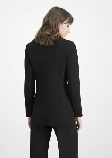 Nicowa Oversized twill blazer in BLACKarticle number NC7A12003019E-002 Kostenlose Rückgabe