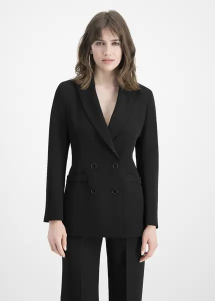 Nicowa Oversized twill blazer in BLACKarticle number NC7A12003019E-002 Kostenlose Rückgabe