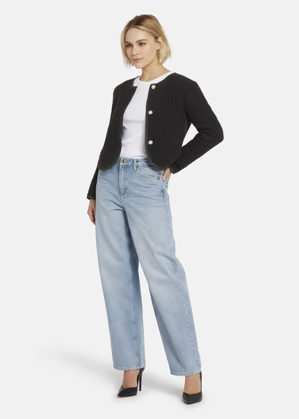 Nicowa Wool cardigan jacket - ADIWO in BLACKarticle number NC8A22019019E-002 Letzte 2 Tage