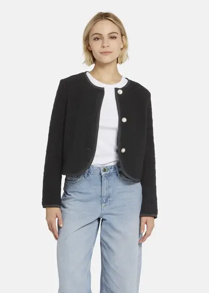Nicowa Wool cardigan jacket - ADIWO in BLACKarticle number NC8A22019019E-002 Letzte 2 Tage