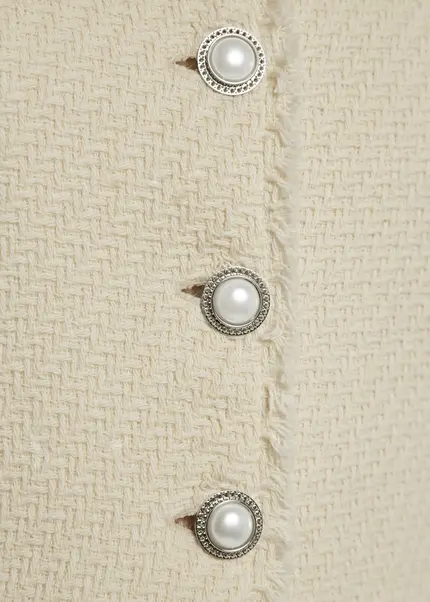 Nicowa Cropped Bouclé blazer - BIANCIWO in CREAMarticle number NC9A12605011E-072 Letzter Tag