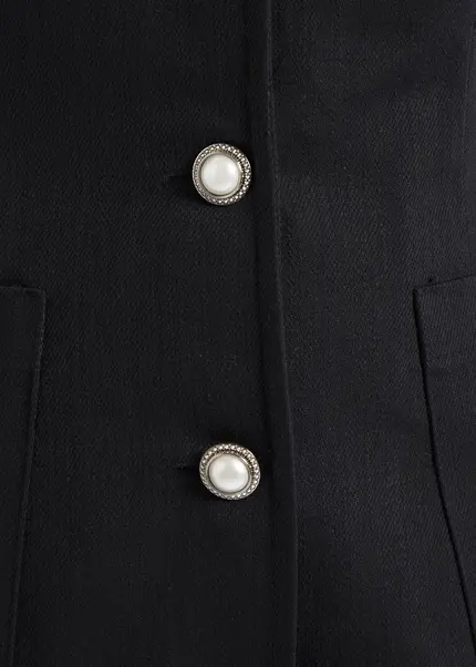 Nicowa Short sleeved blazer - RILAWA in BLACKarticle number NC9A12401019E-002 Bis zu 60% Rabatt
