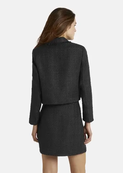 Nicowa Cropped blazer in bouclé - BAGIWO in BLACKarticle number NC7A32002019E-002 Vierteljährliche Förderung