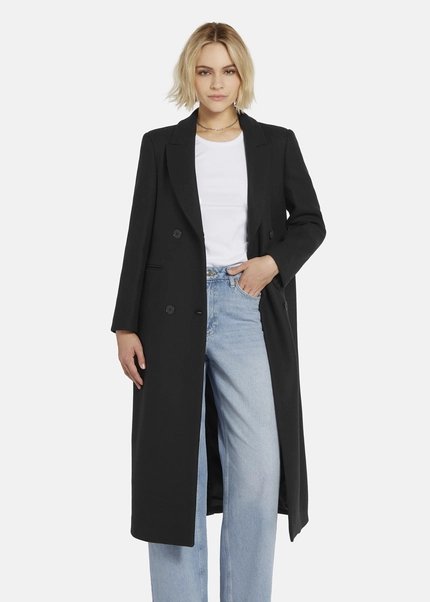 Nicowa Masculine wool coat - DRIMILO in BLACKarticle number NC8A22401019E-002 Nur noch ein Tag übrig