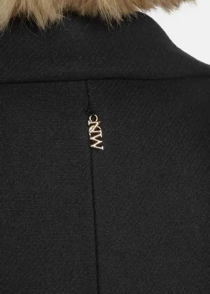 Nicowa Masculine wool coat - DRIMILO in BLACKarticle number NC8A22401019E-002 Nur noch ein Tag übrig