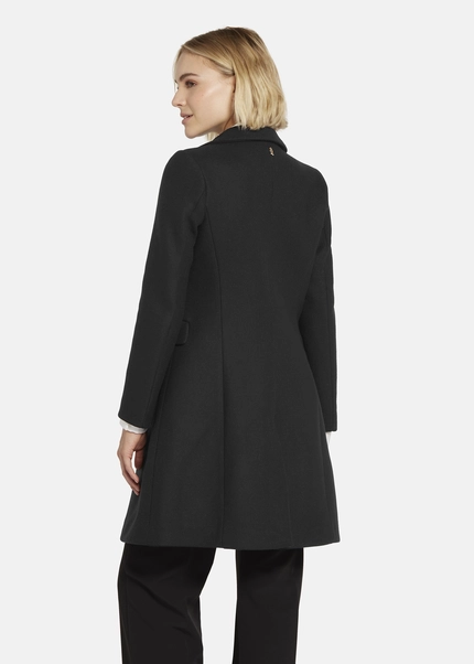 Nicowa Classic wool coat - CAPPOWA in BLACKarticle number NC8A22402019E-002 Riesige Rabatte